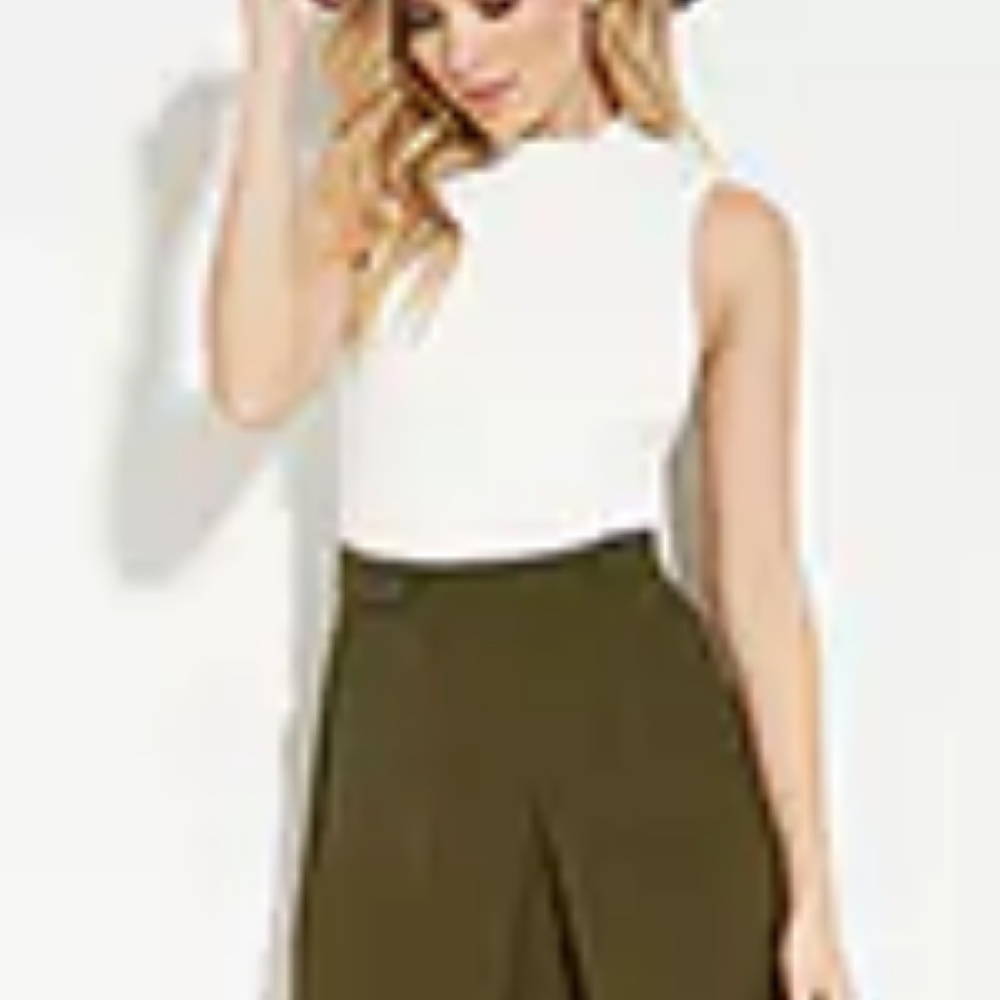 Pleated A-Line Skirt